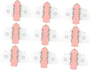 Gadpiparty 9pcs Window Safety Locks Sliding Door Glass Window Safety Locks Easy to Install No Screws Required Unique Shape Prevent Accidental Injuries