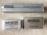Weston WX-7 35MM Film Camera with Variable Angle Electronic Flash & Telescoping