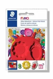 STAEDTLER 872526 Buttons Fimo Push Mould Modeling Craft Kit