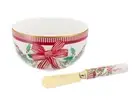 Maxwell & Williams Festive Flora Dip & Spread Set Gift Boxed