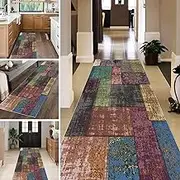 Carpet Runner Rug, Narrow Area Rug Mats Washable Soft Touch Low Pile Carpet for Entryway Bedroom Kitchen 1m 1.5m 2m 2.5m 3m 3.5m 4m 4.5m 5m 6m Vintage Floor Mats Home Decor(2.3ft×11.5ft/70×350cm)