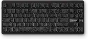 MCHOSE G87 Wireless Gasket Mount Custom Mechanical Keyboard, 80% Layout, Hot-Swappable, 3 Connection Mode, PBT Keycaps, RGB Wraparound Lights (Black Topographic, Ice Blue Switch)