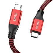 USB C to C Cable 100W [5FT, 20Gbps], USB 3.2 Type-C Gen 2x2 Cable with E-Mark...