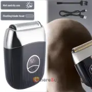 Mini Shave Portable Electric Shaver for Mens Razor USB Rechargeable Home Travel