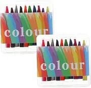 Mini Colorful Crayon Writing Pencils 1:12 Scale for Dollhouse Mini Art Set Photo Props Collectibles