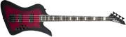Jackson JS Series Kelly™ Bird JS3Q, Amaranth Fingerboard, Transparent Red Burst