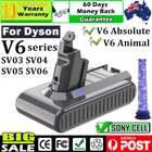 For Dyson V6 Battery V6 Absolute V6 Animal Trigger SV03 SV04 SV05 SV06 / Filter
