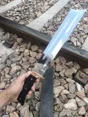 Custom Handmade D2 Steel Full Tang 19” Tanto Bowie Dirk Knife With Sheath