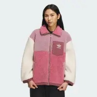 在飛比找Yahoo奇摩購物中心優惠-ADIDAS SHERPA JKT W 三葉草 女休閒外套-