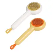 Portable Handle Dogs Pet Massage Brush Lints Remover Grooming Brush