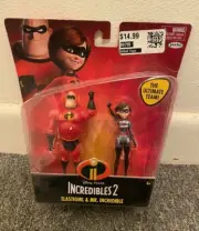 The Incredibles 2 Ultimate Team Features 4 Inch Mr Incredible and Elastigirl NEW