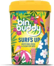Surf'S Up, 450G, 4 Pack, Bin Freshener Deodoriser Powder, Leaves Your Bin Smelli