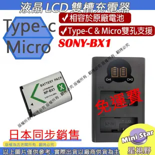 星視野 免運USB 充電器 + 電池 ROWA 樂華 SONY BX1 X300R X3000 AS300R AS300