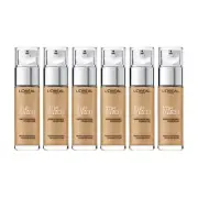 6x L'Oreal Paris True Match Super Blendable Liquid Foundation 30ml 5W Golden San