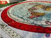 1000 Pcs New Standard Map 1892 Gleason's Jigsaw Puzzle Flat Earth DIY Gift Toys