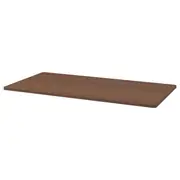 IDÅSEN table top, brown, 140x70 cm