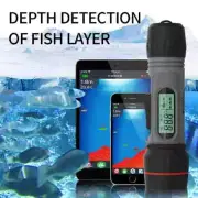Wireless Fish Finder Rechargable Echo Sounder 90MDepth Portable Waterproof Sonar