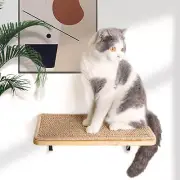 Cat Floating Wall Shelf with Cat Scratching Mat 1PC 9.7X16.6 Inch Large 1 Inc...