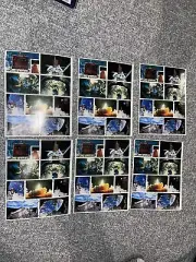 vintage smithsonian air and space stickers sheets 1985 & 1986