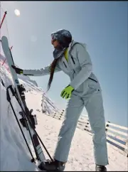NWT Free People Movement All Prepped Ski Suit Light Blue Sz L