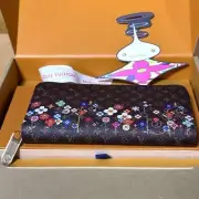 Takashi Murakami x Louis Vuitton Collaboration Long Wallet Brown Flower M14162