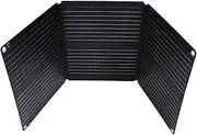 90W Portable Solar Panel for Power Station, 12V 24V OBD Interface High Efficiency ETFE Portable Solar Panel for Power Station Outdoor Activities, Camping RV Emergency Power