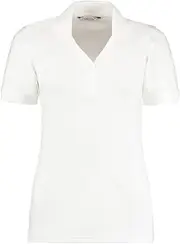 [KUSTOM KIT] Womens/Ladies Sophia Comfortec V Neck Polo Shirt (UK Size: 16 UK) (White)