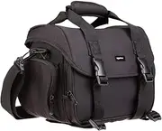 [Amazon Basics] Large DSLR Gadget Bag, Black with Grey Interior