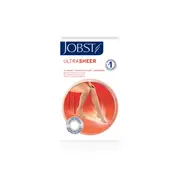 Jobst UltraSheer Compression Stockings Knee High 15-20 mmHg Natural S