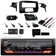 JVC Bluetooth Receiver, 2014-15 Harley Install Dash Kit, Handlebar Kit, XM Tuner