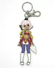 DotHack .Hack Rena 3D PVC Keychain Metal Keyring Vintage