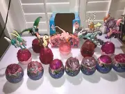 NEW Mattel Crystal Creatures Mystery Egg Slime Building SET-7X EGGS - SERIES 3
