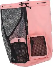 Generic Drawstring Backpack Durable Storage Pouch for Women for Beach Gym and Outdoor Fitness Activities Straps Convenient Sports Bag