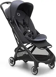 Bugaboo Butterfly Ultra Compact Travel Stroller, Small & Lightweight, Easy 1-Second Fold, Ergonomic and Extra Spacious City Pushchair from Baby to Toddler, Comfortable Steering, Stormy Blue