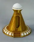 Lost in Space AP Tucker Spaceship Season 1 The Sky Pilot, Irwin Allen Gold/White