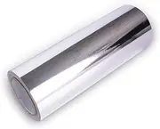 Car Vinyl Wrap Chrome Mirror Silver Stretchable Self Adhesive Air Release DIY Decals Decoration 12x60