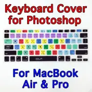 Photoshop Keyboard Case Cover Protector for Apple Mac MacBook Air Pro 13" 15"