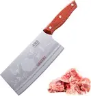 TJ POP Meat Cleaver Knife 7.4 Inch, Ultra Sharp Chinese Chef'S Knife, Full Tang