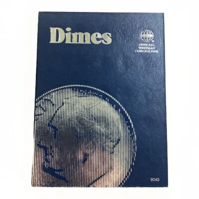 Whitman NEW No Date- DIME - Plain Folder Album / Book 10 cent #9043