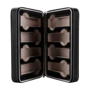 8 Grids Imitation Leather Watch Box Wristwatch Storage Case Organizer MNS