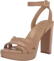 [Naturalizer] Womens Mallory Ankle Strap Platform Strappy Heeled Sandal
