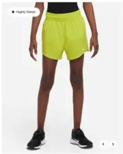 Nike One Big Kids' (Girls') Dri-FIT High-Waisted Woven Training Shorts size XS