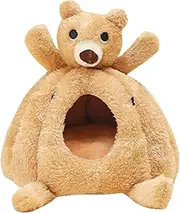 Totority Non-Slip Pet Cave Sturdy Hamster Hideout Chinchilla House Small Pet Bed