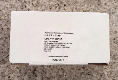 For HP 72 WIDE FORMAT INK - WH72GY Clover Brand