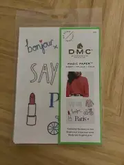 DMC Magic Paper - Embroidery - Paris Bonjour Say Oui France