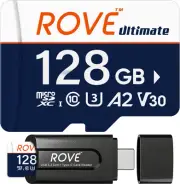 Ultimate Micro SD Card Microsdxc 128GB Memory Card with USB 3.2 Type C Card Read