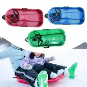 Kids Snow Sled Sledding Outdoor Activities Games Portable Easy Use with Handles