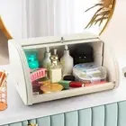 Rolltop Bread Box Iron Organization Kitchenware Storage Box Farmhouse Bread