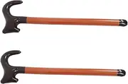 2pcs Inflatable Crutch Props for Halloween Costume Parties Unique Crutch Shaped Balloon Fun Performance Walking Stick for All Ages Durable Safe Party Supplies