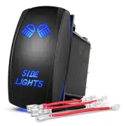 Nilight Side Lights Rocker Switch Led Light Bar Switch 5Pin Laser On Off